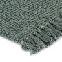 Manta de algodón verde oscuro 220x250 cm de , Mantas - Ref: Foro24-133760, Precio: 64,96 €, Descuento: %