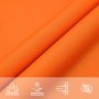 Square orange Oxford fabric sail shade 6x6 m by , Umbrellas - Ref: Foro24-135692, Price: 95,65 €, Discount: %