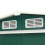 Cobertizo jardín puertas correderas acero verde 386x205x178 cm de , Cobertizos - Ref: Foro24-144029, Precio: 772,02 €, Descue...