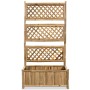 Gartenpflanzgefäß mit Bambusspalier 70 cm von vidaXL, Töpfe und Pflanzgefäße - Ref: Foro24-43714, Preis: 80,55 €, Rabatt: %