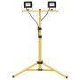LED spotlight with tripod 2x20 W cold white by , Spotlights and reflectors - Ref: Foro24-149659, Price: 60,68 €, Discount: %