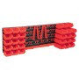 Storage box set 80 pieces wall panels red black by , Tool cabinets - Ref: Foro24-150812, Price: 51,43 €, Discount: %