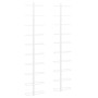 Wandflaschenhalter für 10 Flaschen, 2 Stück, Metall, weiß. von , Weinregale - Ref: Foro24-340906, Preis: 79,75 €, Rabatt: %