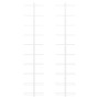 Wall-mounted wine rack for 10 bottles, 2 units, white metal. by , Wine racks - Ref: Foro24-340906, Price: 78,76 €, Discount: %