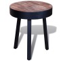Mesita redonda de madera de teca reciclada | Foro24.es | Tu tienda online para hogar, jardín y más Foro24.es