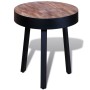 Mesita redonda de madera de teca reciclada | Foro24.es | Tu tienda online para hogar, jardín y más Foro24.es