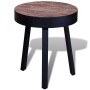 Mesita redonda de madera de teca reciclada | Foro24.es | Tu tienda online para hogar, jardín y más Foro24.es