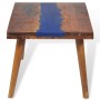 Mesa de centro de resina de teca 100x50x40 cm de , Mesas de centro - Ref: Foro24-245067, Precio: 285,03 €, Descuento: %
