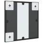 Square black iron wall mirror 30x30 cm by , Mirrors - Ref: Foro24-358632, Price: 37,20 €, Discount: %