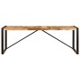 Massiver Esstisch aus Mangoholz 220x100x75 cm von , Küchen- und Esstische - Ref: Foro24-247408, Preis: 293,15 €, Rabatt: %