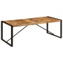 Massiver Esstisch aus Mangoholz 220x100x75 cm von , Küchen- und Esstische - Ref: Foro24-247408, Preis: 293,15 €, Rabatt: %