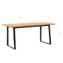 Garten-Essgruppe 7-teilig aus synthetischem Rattan und Akazienholz in Grau. von , Gartensets - Ref: Foro24-46007, Preis: 533,...