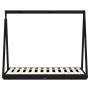 Bed frame for children made of black pine wood 70x140 cm by , Cribs and beds for children - Ref: Foro24-834527, Price: 103,06...