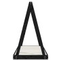 Bed frame for children made of black pine wood 70x140 cm by , Cribs and beds for children - Ref: Foro24-834527, Price: 103,06...