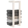 Solid white pine wood towel rack 23x18x60 cm by , Towel racks - Ref: Foro24-822393, Price: 21,05 €, Discount: %