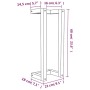 Solid white pine wood towel rack 23x18x60 cm by , Towel racks - Ref: Foro24-822393, Price: 21,05 €, Discount: %