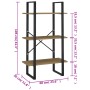 Massives Kiefernholzregal zur Aufbewahrung 60x30x105 cm von , Bücherregale und Regale - Ref: Foro24-806515, Preis: 62,73 €, R...