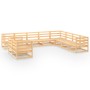 Gartengarnitur 10-teilig Massivholz Kiefer von , Gartensets - Ref: Foro24-3075924, Preis: 608,33 €, Rabatt: %