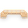 Gartengarnitur 10-teilig Massivholz Kiefer von , Gartensets - Ref: Foro24-3075924, Preis: 608,33 €, Rabatt: %