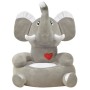 Plüschstuhl für Kinder, grauer Elefant von , Stühle und Hochstühle für Kinder - Ref: Foro24-80159, Preis: 61,19 €, Rabatt: %