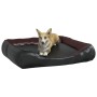 Hundebett aus schwarzem und braunem Kunstleder 80x68x23 cm von , Betten für Hunde - Ref: Foro24-171241, Preis: 56,94 €, Rabat...