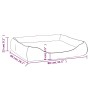 Hundebett aus schwarzem und braunem Kunstleder 80x68x23 cm von , Betten für Hunde - Ref: Foro24-171241, Preis: 56,94 €, Rabat...