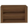 Mueble zapatero madera contrachapada marrón roble 75x35x45 cm de , Zapateros y organizadores de calzado - Ref: Foro24-816903,...