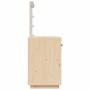 Mesa tocador con LED madera maciza de pino 95x50x133,5 cm de , Tocadores para dormitorios - Ref: Foro24-820092, Precio: 185,0...