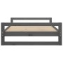 Cama para perros madera maciza de pino gris 105,5x75,5x28 cm de , Camas para perros - Ref: Foro24-821489, Precio: 89,09 €, De...
