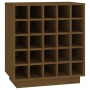 Solid pine wood wine rack in honey brown color, 55.5x34x61 cm by , Wine and liquor cabinets - Ref: Foro24-821530, Price: 86,7...