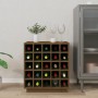Solid pine wood wine rack in honey brown color, 55.5x34x61 cm by , Wine and liquor cabinets - Ref: Foro24-821530, Price: 86,7...