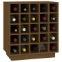 Massiver Kiefernholz-Weinregal in Honigbraun 55,5x34x61 cm. von , Wein- und Spirituosenschränke - Ref: Foro24-821530, Preis: ...