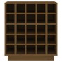 Massiver Kiefernholz-Weinregal in Honigbraun 55,5x34x61 cm. von , Wein- und Spirituosenschränke - Ref: Foro24-821530, Preis: ...