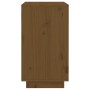Solid pine wood wine rack in honey brown color, 55.5x34x61 cm by , Wine and liquor cabinets - Ref: Foro24-821530, Price: 86,7...