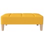 Yellow fabric footrest 78x56x32 cm by , Ottomans - Ref: Foro24-337807, Price: 83,16 €, Discount: %