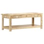 Hand-painted solid mango wood coffee table 110x50x45 cm by , Coffee table - Ref: Foro24-286146, Price: 216,26 €, Discount: %