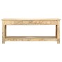 Hand-painted solid mango wood coffee table 110x50x45 cm by , Coffee table - Ref: Foro24-286146, Price: 216,26 €, Discount: %