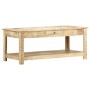 Hand-painted solid mango wood coffee table 110x50x45 cm by , Coffee table - Ref: Foro24-286146, Price: 216,26 €, Discount: %