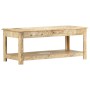 Hand-painted solid mango wood coffee table 110x50x45 cm by , Coffee table - Ref: Foro24-286146, Price: 216,26 €, Discount: %