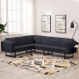 Ecksofa aus dunkelgrauem Stoff von , Sofas - Ref: Foro24-288160, Preis: 864,11 €, Rabatt: %