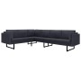 Dark gray fabric corner sofa by , Sofas - Ref: Foro24-288160, Price: 942,77 €, Discount: %