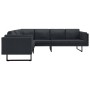 Dark gray fabric corner sofa by , Sofas - Ref: Foro24-288160, Price: 942,77 €, Discount: %