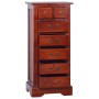 Klassische Kommode aus massivem Mahagoni-Holz in Braun 45x35x100 cm. von , Schubladen - Ref: Foro24-288865, Preis: 218,26 €, ...