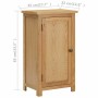 Solid oak wood sideboard 45x32x85 cm by , Sideboards - Ref: Foro24-289198, Price: 168,29 €, Discount: %