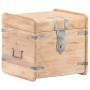 Massive Holztruhe aus Akazienholz 40x40x40 cm von , Aufbewahrungskisten - Ref: Foro24-289648, Preis: 128,42 €, Rabatt: %