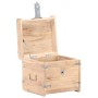 Massive Holztruhe aus Akazienholz 40x40x40 cm von , Aufbewahrungskisten - Ref: Foro24-289648, Preis: 128,42 €, Rabatt: %