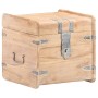 Massive Holztruhe aus Akazienholz 40x40x40 cm von , Aufbewahrungskisten - Ref: Foro24-289648, Preis: 128,42 €, Rabatt: %