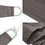 Anthracite HDPE sail shade 160 g/m² 6x6x6 m by , Umbrellas - Ref: Foro24-311102, Price: 38,68 €, Discount: %