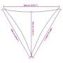 Anthrakitfarbenes Segel-Sonnendach aus HDPE 160 g/m², 6x6x6 m. von , Sonnenschirme - Ref: Foro24-311102, Preis: 38,68 €, Raba...