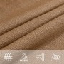 Taupe grey HDPE sail shade 160 g/m² 6x6x6 m by , Umbrellas - Ref: Foro24-311432, Price: 43,44 €, Discount: %